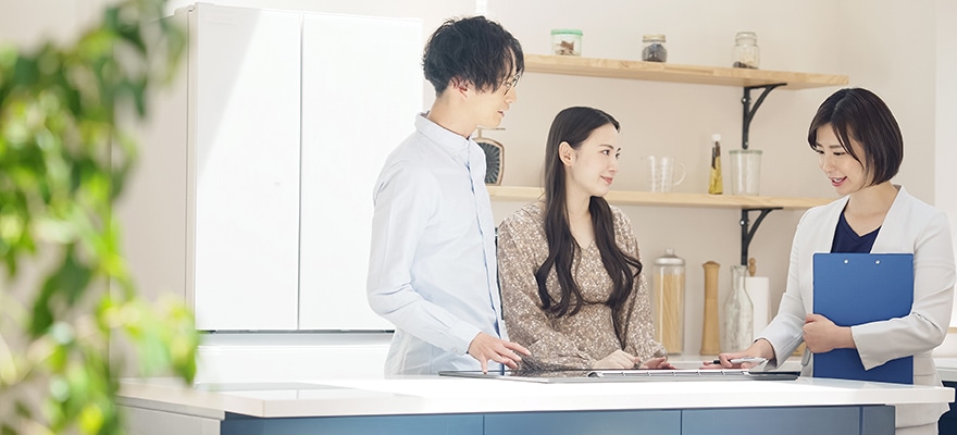 自然素材を追加料金なく自由に選べる